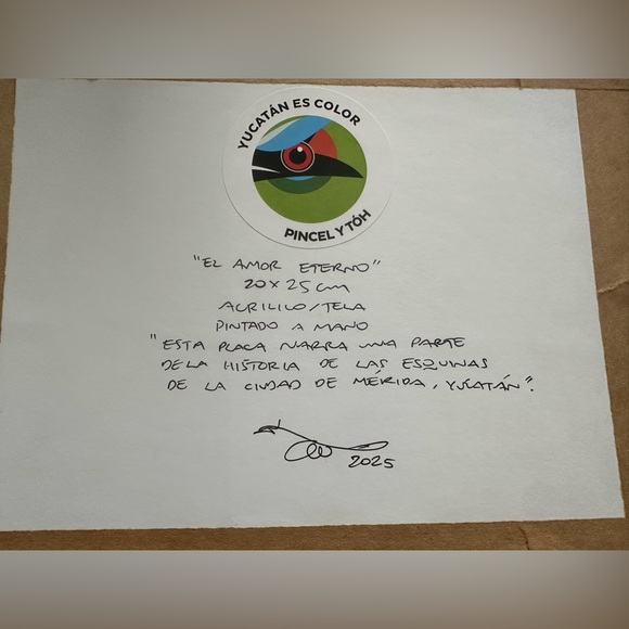 El Amor Eterno Skeleton Art from Mexico - Picture 4 of 4